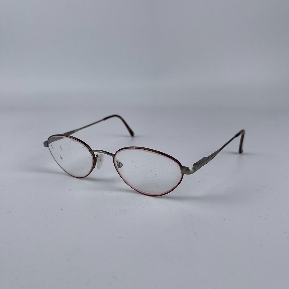 Britalia C-3 Womens Eyeglasses Frame Brown Metal Oval Full Rim 51-17-135 mm‎